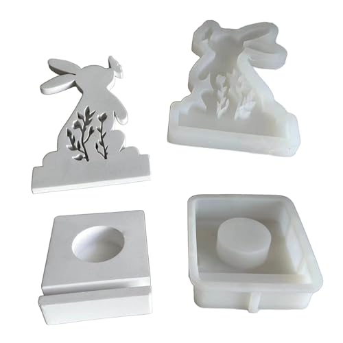 3D-Halter Silikonform Ostern Gießharz Kerzenständer Epoxidformen Tischdekoration 3D-Halter Silikonform Ostern Gießharz Kerzenständer Epoxidformen Tischdekoration von YPREWY