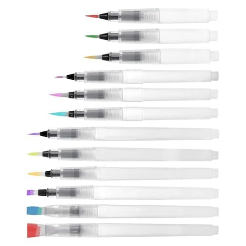Aquarell-Pinselstift für Anfänger, Aquarell-, Gouache-Malerei, Schriftzug, Malerei, Wasserpinselstift, flache/spitze Spitze Aquarell-Pinselstift für Anfänger, Aquarell-, Gouache-Malerei, Schriftzug, Malerei, Wasserpinselstift, flache/spitze Spitze von YPREWY