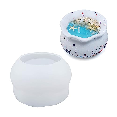 Aufbewahrungs-Silikonform, Schmuckkästchen, Gipsformen, Kristall, Epoxidharz, Gießen, Blumentopf, Kerzenständer, Dekoration Aufbewahrungs-Silikonform, Schmuckkästchen, Gipsformen, Kristall, Epoxidharz, Gießen, Blumentopf, Kerzenständer, Dekoration von YPREWY