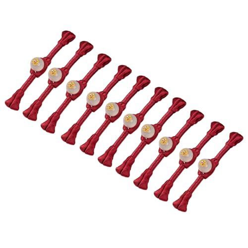 Elegante Cheongsam-Knopfverschlüsse, dekorative chinesische Frösche, Knöpfe für traditionelle chinesische Modeliebhaber, 10 Stück Elegante Cheongsam-Knopfverschlüsse, dekorative chinesische Frösche, Knöpfe für traditionelle chinesische Modeliebhaber, 10 Stück von YPREWY