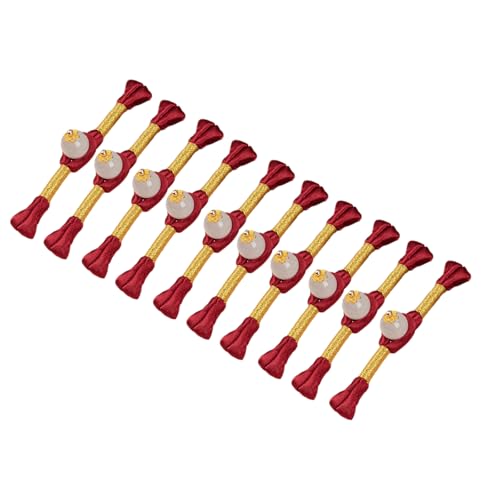Elegante Cheongsam-Knopfverschlüsse, dekorative chinesische Frösche, Knöpfe für traditionelle chinesische Modeliebhaber, 10 Stück von YPREWY