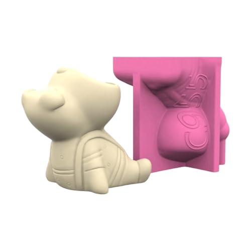 Epoxidharz-Silikonvasen, Cartoon-Tierform, Blumentöpfe, Form für Handarbeit, Vase, Stifthalter von YPREWY