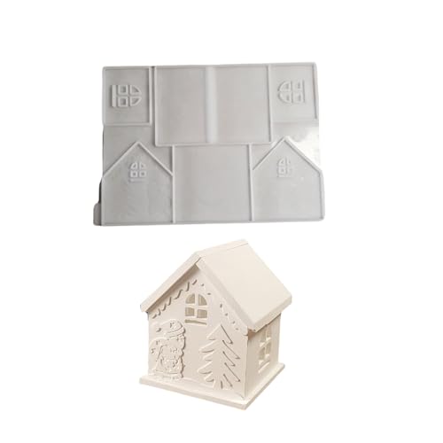 Flexible, stabile Silikon-Epoxidharz-Gussform, Weihnachts-Form, Zubehör für Handwerk und Heimdekoration von YPREWY
