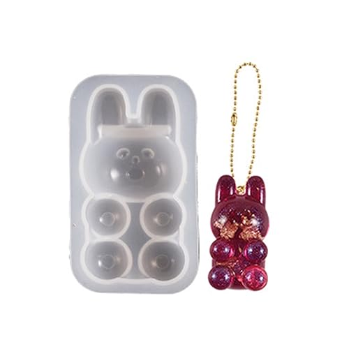 Halbdimensionale Bär-Silikonform, handgefertigt, Schlüsselanhänger, Anhänger, Ornamente, Kristall, Epoxidharz, Formen, Schmuckhandwerk Halbdimensionale Bär-Silikonform, handgefertigt, Schlüsselanhänger, Anhänger, Ornamente, Kristall, Epoxidharz, Formen, Schmuckhandwerk von YPREWY