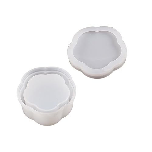 Kristall-Epoxidharz-Glasform, Aufbewahrungsbox, Deckel, Silikon, für Schmuckherstellung, Süßigkeiten-Box, Behälter, Gießwerkzeug von YPREWY