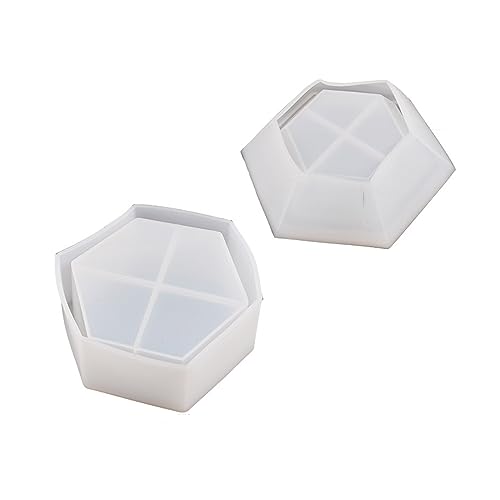 Kristall-Epoxidharz-Glasform, Aufbewahrungsbox, Deckel, Silikon, für Schmuckherstellung, Süßigkeiten-Box, Behälter, Gießwerkzeug von YPREWY