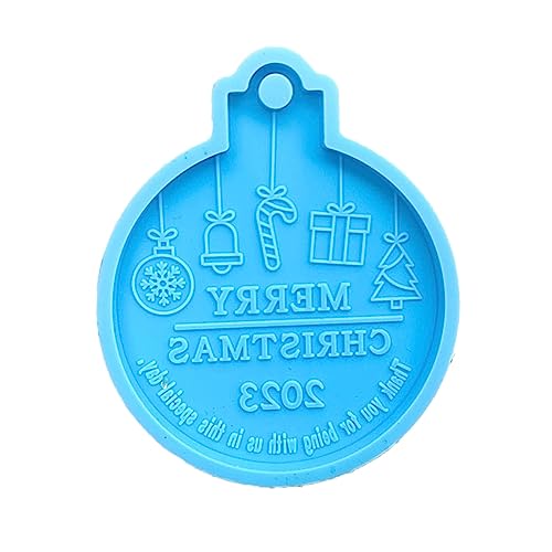 Silikonform für Ohrringe, Anhänger, Weihnachtsserie, Epoxidharz, Schmuckherstellung, handgefertigtes Zubehör von YPREWY