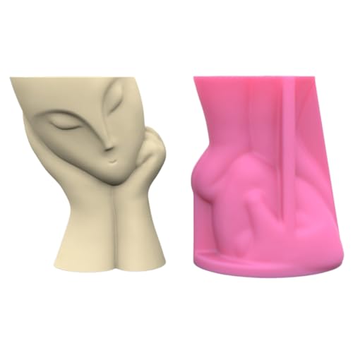 Silikonform für Stiftehalter, Blumentopf, Epoxidharz, Pflanzgefäß, Form für Harzdekoration von YPREWY