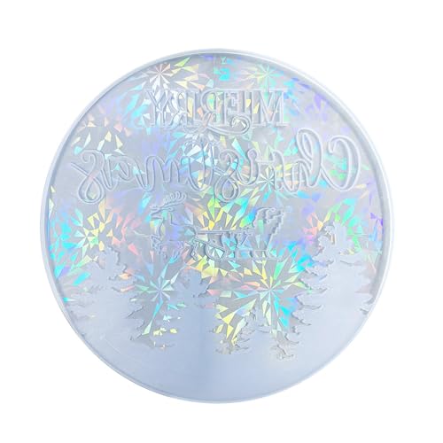 Silikonform für Weihnachtsdekoration, Epoxidharz, Ornamente, handgefertigt, leicht zu reinigen von YPREWY