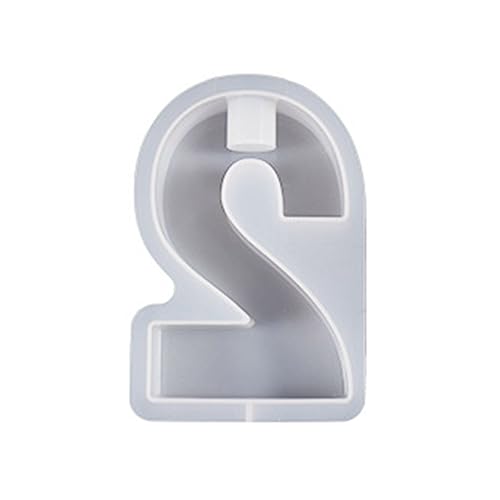 Silikonform mit 1–4 Zahlen, Schokoladenhalter, Formen für Dekoration, Kristall-Epoxidharz von YPREWY