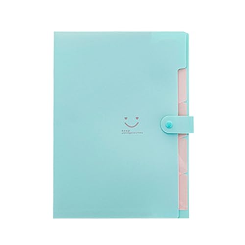 Tragbares Briefpapier, Fächermappe, Akkordeon-Dokumente, leicht, für Büro und Büro von YPREWY