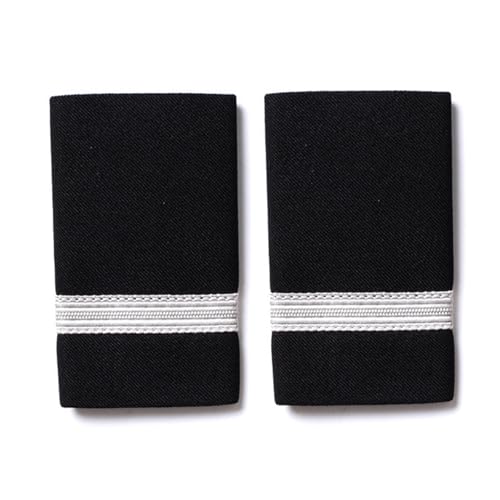 Uniform-Schulterabzeichen, Luftfahrtuniform, Epaulett, Flugbegleiter, Epaulett für Persönlichkeitspatches, 2 Stück von YPREWY