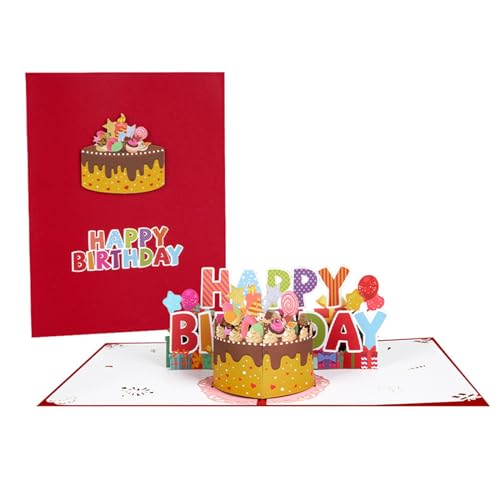 YPREWY 3D Happy Birthing Geburtstage Grußkarte Popup Kuchen Süßigkeiten Faltbare Postkartenfest Feiertagspapierkarten Zum Geburtstag Hochzeit YPREWY 3D Happy Birthing Geburtstage Grußkarte Popup Kuchen Süßigkeiten Faltbare Postkartenfest Feiertagspapierkarten Zum Geburtstag Hochzeit von YPREWY