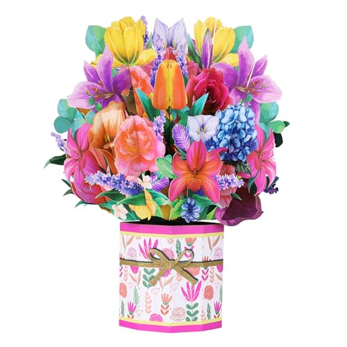 YPREWY Festives 3d Flower Greetings Karten Kreative Schmetterlingsfestkarten Karten Happy Mutter Tagskarten Für Mom Festival Geschenk von YPREWY