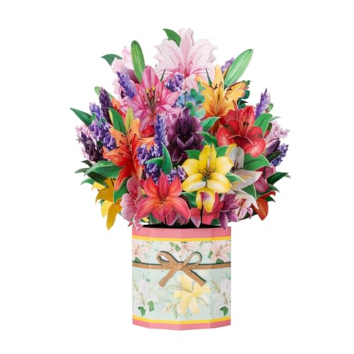 YPREWY Festives 3d Flower Greetings Karten Kreative Schmetterlingsfestkarten Karten Happy Mutter Tagskarten Für Mom Festival Geschenk von YPREWY