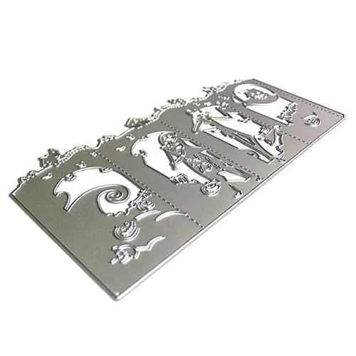 YPREWY Halloween-3D-Kürbis-Metall-Stanzschablone, Scrapbooking, Album, Papierkarte, Vorlage, Prägung von YPREWY