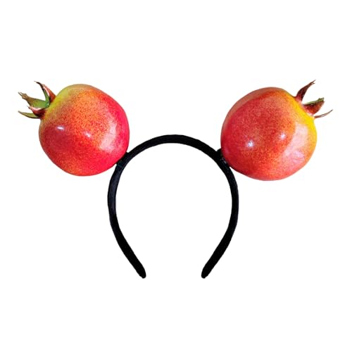 YPREWY Kreatives doppelköpfiges Obst-/Gemüse-Stirnband für Kinder, Jugendliche und modebegeisterte Erwachsene für Partys von YPREWY