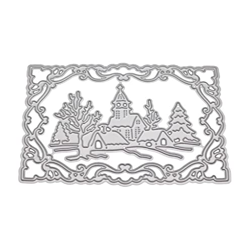 YPREWY Metall-Stanzschablone, Motiv: Weihnachten, ländlich, für Scrapbooking, Alben, Papierkarten, Vorlage, Prägung, Dekoration YPREWY Metall-Stanzschablone, Motiv: Weihnachten, ländlich, für Scrapbooking, Alben, Papierkarten, Vorlage, Prägung, Dekoration von YPREWY