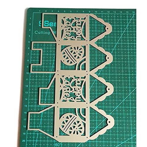 YPREWY Metall-Stanzschablone, Schablone, Scrapbooking, Album, Papier, Karte, Vorlage, Prägung, Handwerk von YPREWY