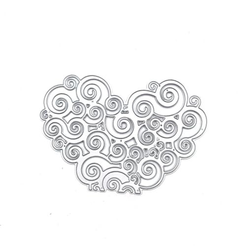YPREWY Metall-Stanzschablone Happy für Scrapbooking, Papieralbum, Fotodekorationen von YPREWY