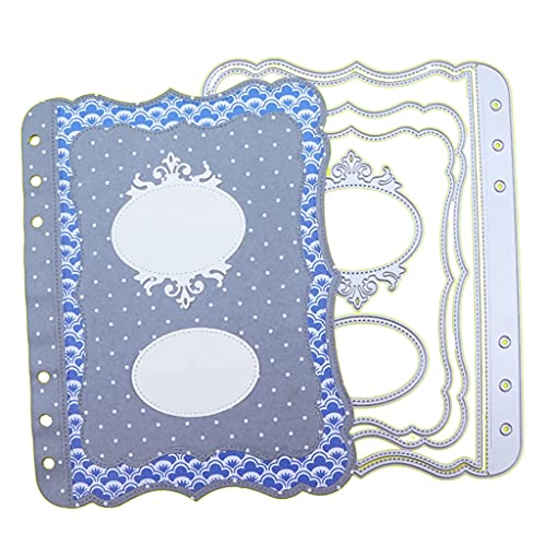 YPREWY Metall-Stanzschablone für Fotorahmen, Scrapbooking, Album, Papier, Karten, Präge, Dekoration von YPREWY