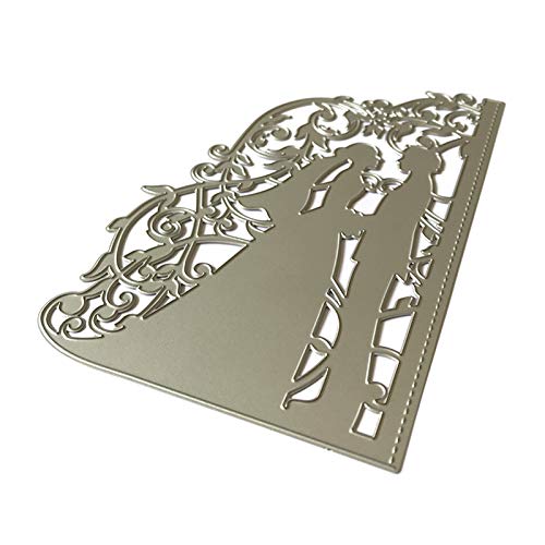 YPREWY Metall-Stanzschablone für Hochzeit, Braut, Bräutigam, Scrapbooking, Album, Stempel, Papier, Karten, Prägung, Dekoration YPREWY Metall-Stanzschablone für Hochzeit, Braut, Bräutigam, Scrapbooking, Album, Stempel, Papier, Karten, Prägung, Dekoration von YPREWY