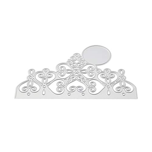 YPREWY Metall-Stanzschablone in Herzform, Spitze, Scrapbooking, Album, Stempel, Papier, Karten, Prägedekoration von YPREWY