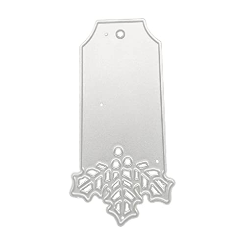 YPREWY Metall-Stanzschablone mit Schneeflocken-Motiv, Scrapbooking, Album, Papier, Karte, Vorlage, Prägung, Dekoration von YPREWY