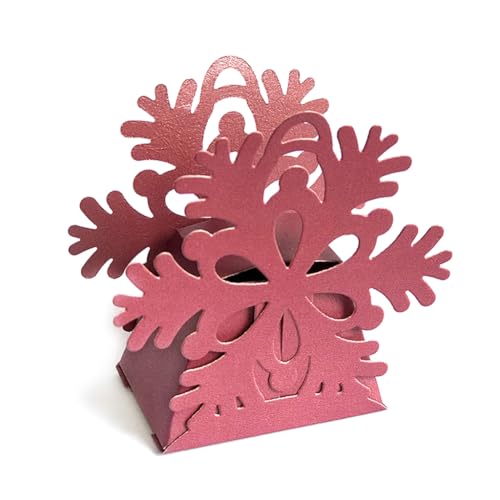 YPREWY Metall-Stanzschablone mit Weihnachtsschneeflocken-Motiv, Schablone, Scrapbooking, Album, Papier, Karten, Vorlage, Prägung, Handwerk von YPREWY