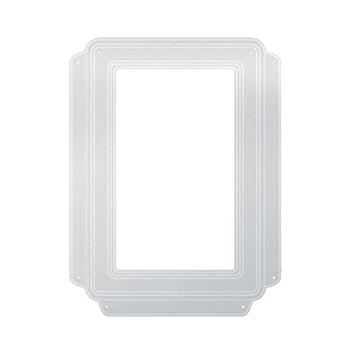 YPREWY Metall-Stanzschablone mit rechteckigem Rahmen, für Scrapbooking, Alben, Papier, Karten, Präge, Dekoration YPREWY Metall-Stanzschablone mit rechteckigem Rahmen, für Scrapbooking, Alben, Papier, Karten, Präge, Dekoration von YPREWY