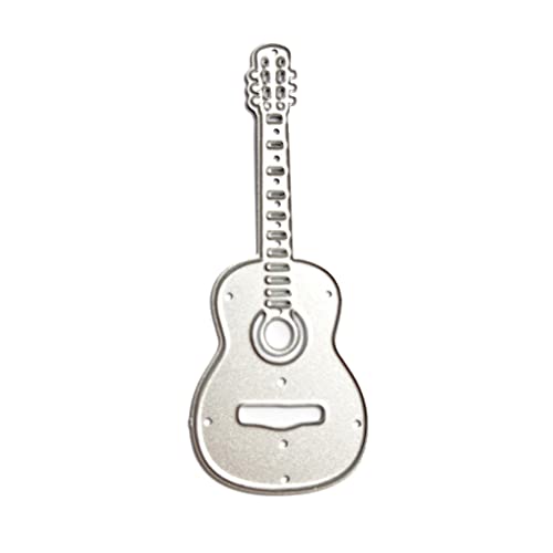 YPREWY Stanzschablonen in Gitarrenform, für Scrapbooking, Scrapbooking, Kartenherstellung, Karbonstahl von YPREWY