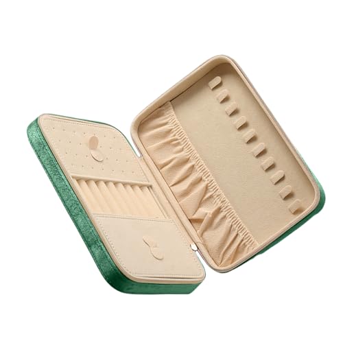 YPREWY Vielseitige Schmuckschatulle mit schützenden Trennwänden, kompakte Schmuck-Aufbewahrungsbox zum Organisieren und Schützen verschiedener Gegenstände YPREWY Vielseitige Schmuckschatulle mit schützenden Trennwänden, kompakte Schmuck-Aufbewahrungsbox zum Organisieren und Schützen verschiedener Gegenstände von YPREWY