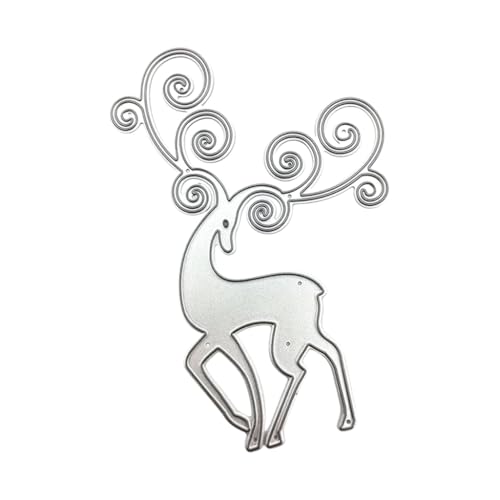 YPREWY Weihnachts-Serie, Stanzschablonen, Weihnachtsschlitten, Metall-Stanzformen für Alben, Scrapbooking, Dekorationen von YPREWY