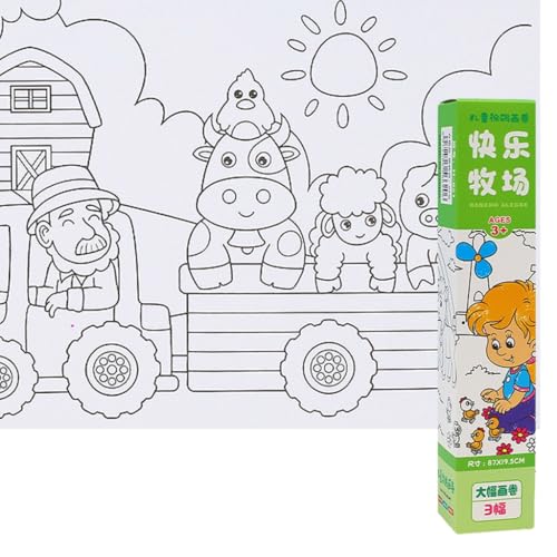 Zeichenpapierrolle für Kinder, inspiriert Kreativität, Malrolle für Kinder, Kunstbedarf, groß Zeichenpapierrolle für Kinder, inspiriert Kreativität, Malrolle für Kinder, Kunstbedarf, groß von YPREWY