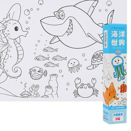 Zeichenpapierrolle für Kinder, inspiriert Kreativität, Malrolle für Kinder, Kunstbedarf, groß Zeichenpapierrolle für Kinder, inspiriert Kreativität, Malrolle für Kinder, Kunstbedarf, groß von YPREWY