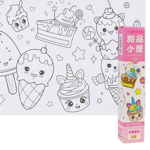 Zeichenpapierrolle für Kinder, inspiriert Kreativität, Malrolle für Kinder, Kunstbedarf, groß Zeichenpapierrolle für Kinder, inspiriert Kreativität, Malrolle für Kinder, Kunstbedarf, groß von YPREWY