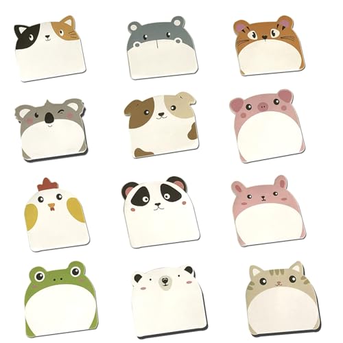 YPYMOD 12 Packungen Kinder Haftnotizen, Cartoon Niedliche Haftnotizen, Selbstklebende Notizblöcke für Schüler, ideal für Büro, Kinder, Studenten, Kindergeburtstagsgeschenk (6cm*5,5cm,12 * 30 Blätter) YPYMOD 12 Packungen Kinder Haftnotizen, Cartoon Niedliche Haftnotizen, Selbstklebende Notizblöcke für Schüler, ideal für Büro, Kinder, Studenten, Kindergeburtstagsgeschenk (6cm*5,5cm,12 * 30 Blätter) von YPYMOD