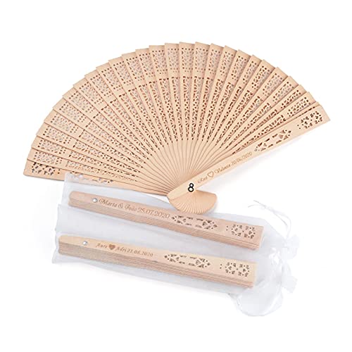 YQHWLKJ 50 Stück Personalisierte Gravur Holz Handfächer Hochzeit Persönlichkeit Fans Geburtstag Individuelle Baby Party Dekoration Geschenke für Gäste YQHWLKJ 50 Stück Personalisierte Gravur Holz Handfächer Hochzeit Persönlichkeit Fans Geburtstag Individuelle Baby Party Dekoration Geschenke für Gäste von YQHWLKJ