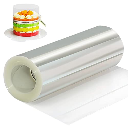 YQL Verdickter Tortenrandfolie 15 cm Hoch, Acetat Folie Transparente Acetat Rolle für Backen Schokoladenmousse Kuchen Crafting YQL Verdickter Tortenrandfolie 15 cm Hoch, Acetat Folie Transparente Acetat Rolle für Backen Schokoladenmousse Kuchen Crafting von YQL