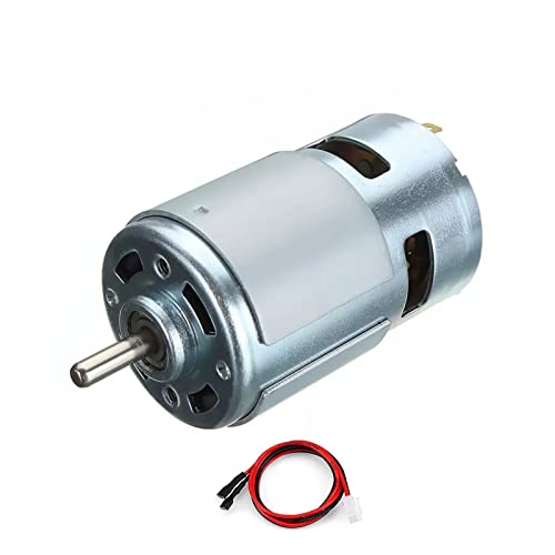 Spindelmotor, 775 Spindelmotor DC 12V-24V 20000 U/min Mini-Elektromotor Kugellager Großes Drehmoment Hochleistungsspindel for CNC 3018 Graveur(775 Motor) von YQVEOT