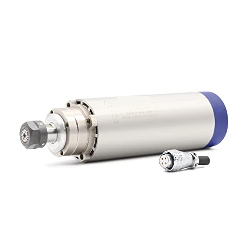 Spindelmotor, CNC-Frässpindelmotor 2,2 kW ER20 Luftkühlung Spindelmotor 2,2 kW luftgekühlt 80 x 224 mm 4 Lager for CNC-Gravur(220,Ceramic Ball Bearing) von YQVEOT