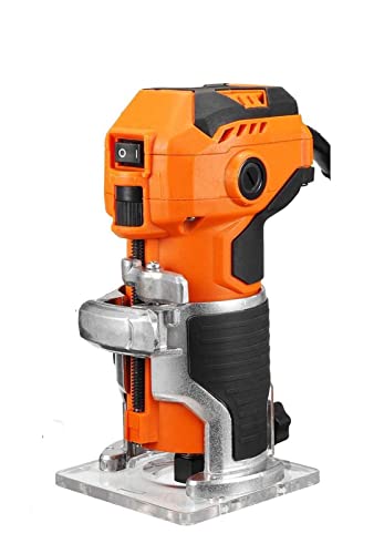 YQVEOT Elektrische Oberfräse, 1280W 35000r/min Hand elektrischer Trimmer Holzbearbeitung Schlitzfräsmaschine Holzfräser Handschnitzmaschine YQVEOT Elektrische Oberfräse, 1280W 35000r/min Hand elektrischer Trimmer Holzbearbeitung Schlitzfräsmaschine Holzfräser Handschnitzmaschine von YQVEOT
