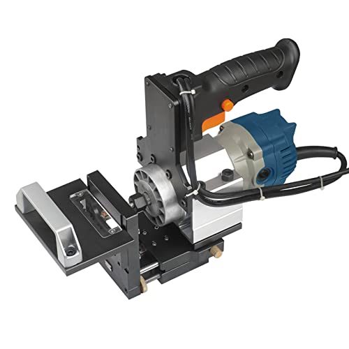 YQVEOT Elektrische Oberfräse, 2-in-1-Schlitzen, Verstellbarer Holzschneidemaschinenhalter, Elektro-Trimmerhalter, Halterung for 65 mm Schneidemaschine(B) von YQVEOT