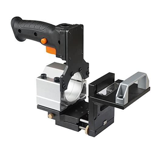 YQVEOT Elektrische Oberfräse, FF04-6 Zwei-in-Eins-Schneidemaschine 550 W Halterung Unsichtbare Befestigungselemente Kabinettplattenschlitzmaschine for seitliche Löcher von YQVEOT