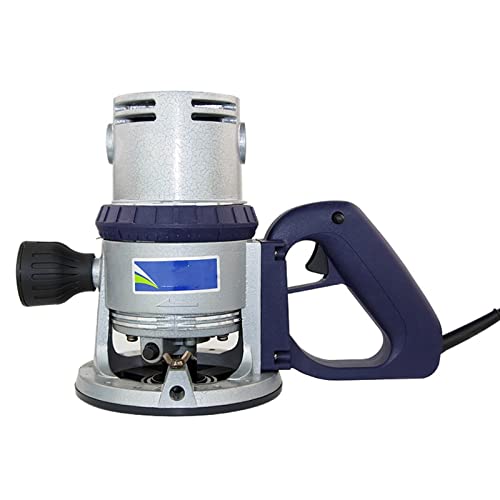 YQVEOT Elektrische Oberfräse, TJ-3600 Holzbearbeitungs-Graviermaschine 1800W Multifunktionale Trimmmaschine Holzbearbeitungs-Schneideloch-Schlitzmaschine von YQVEOT