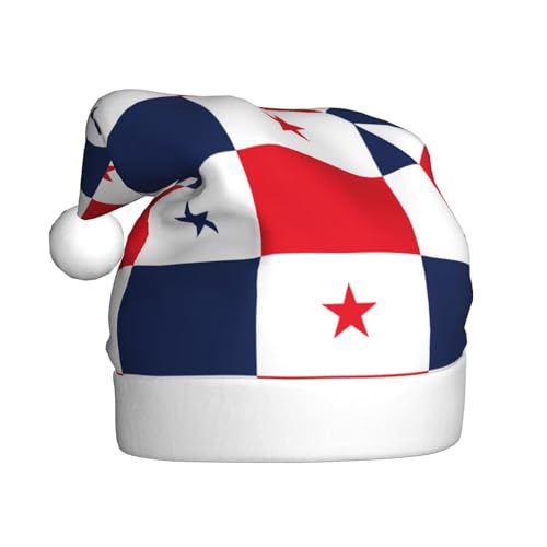 YQxwJL Flagge von Panama, Weihnachtsmannmütze, Schneemann, Plüsch, Weihnachtsdekoration, Hüte für Weihnachten, Urlaub, Partyzubehör YQxwJL Flagge von Panama, Weihnachtsmannmütze, Schneemann, Plüsch, Weihnachtsdekoration, Hüte für Weihnachten, Urlaub, Partyzubehör von YQxwJL