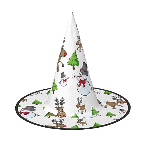 YQxwJL Hexenhut mit Aufschrift "Merry Christmas", zum Aufhängen, schwimmende Hexenhüte, für Halloween, Weihnachten, Party-Dekoration YQxwJL Hexenhut mit Aufschrift "Merry Christmas", zum Aufhängen, schwimmende Hexenhüte, für Halloween, Weihnachten, Party-Dekoration von YQxwJL