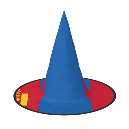 YQxwJL Hexenhut mit mongolischer Flagge, zum Aufhängen, schwimmende Hexenhüte, für Halloween, Weihnachten, Party-Dekoration YQxwJL Hexenhut mit mongolischer Flagge, zum Aufhängen, schwimmende Hexenhüte, für Halloween, Weihnachten, Party-Dekoration von YQxwJL