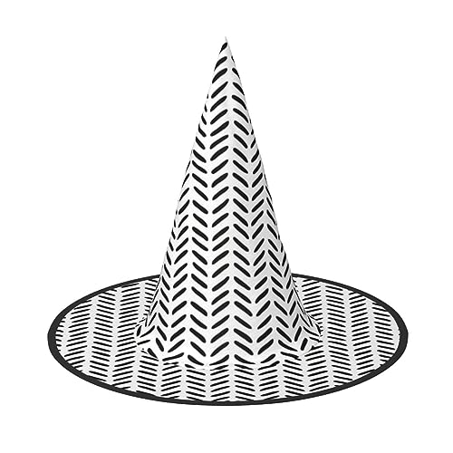 YQxwJL Hexenhut mit schwarz-weißem Muster, zum Aufhängen, schwimmende Hexenhüte, für Halloween, Weihnachten, Party-Dekoration YQxwJL Hexenhut mit schwarz-weißem Muster, zum Aufhängen, schwimmende Hexenhüte, für Halloween, Weihnachten, Party-Dekoration von YQxwJL