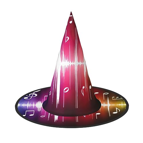 YQxwJL Hexenhut mit springenden Musiknoten, zum Aufhängen, schwimmende Hexenhüte, für Halloween, Weihnachten, Party-Dekoration YQxwJL Hexenhut mit springenden Musiknoten, zum Aufhängen, schwimmende Hexenhüte, für Halloween, Weihnachten, Party-Dekoration von YQxwJL